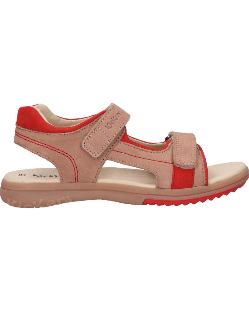 Sandali per Bambino KICKERS 895430-30 PLATINO 112 BEIGE ORANGE