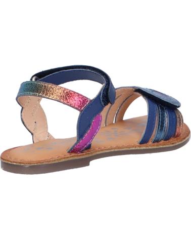 Woman and girl Sandals KICKERS 894851-30 DISPOSA 51 BLEU FONCE META