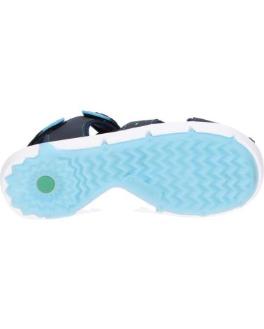 Sandalias de Niña y Niño KICKERS 858710-30 JUMANGE NUBUCK PU 52 BLEU FONCE LAGO