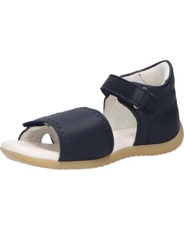 girl Sandals KICKERS 927220-10 BIGKRATCH COW SUNFLOWE 102 MARINE FONCE