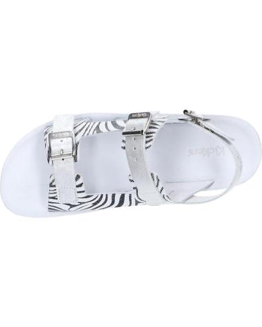girl Sandals KICKERS 894882-30 ODYSUMMER 161 ARGENT ZEBRE
