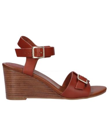 Woman Sandals KICKERS 930960-50 KICK VODOU BURNISH 93 MARRON BRIQUE