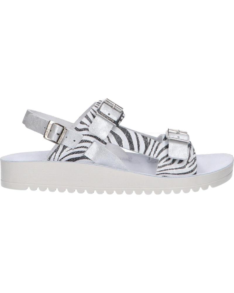 girl Sandals KICKERS 894882-30 ODYSUMMER 161 ARGENT ZEBRE