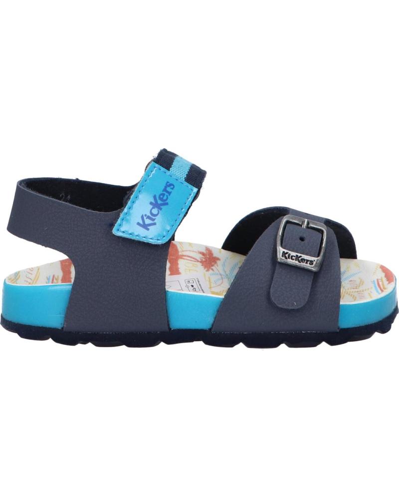 Sandali per Donna e Bambina e Bambino KICKERS 894911-30 SOSTREET 102 MARINE BLEU SUR