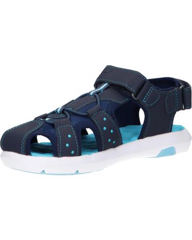 Sandalias de Niña y Niño KICKERS 858710-30 JUMANGE NUBUCK PU 52 BLEU FONCE LAGO