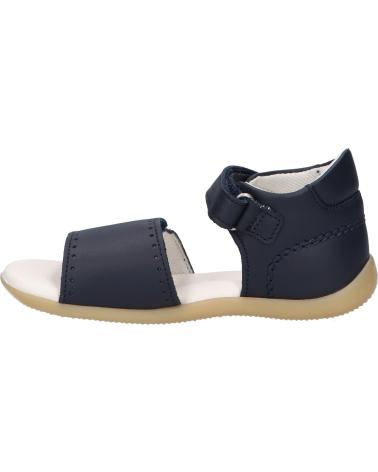 girl Sandals KICKERS 927220-10 BIGKRATCH COW SUNFLOWE 102 MARINE FONCE