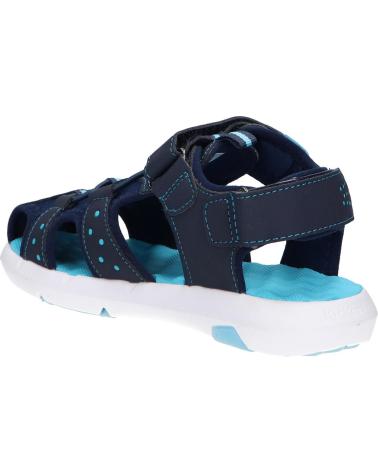 Sandalias de Niña y Niño KICKERS 858710-30 JUMANGE NUBUCK PU 52 BLEU FONCE LAGO