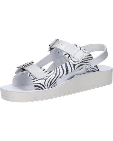girl Sandals KICKERS 894882-30 ODYSUMMER 161 ARGENT ZEBRE