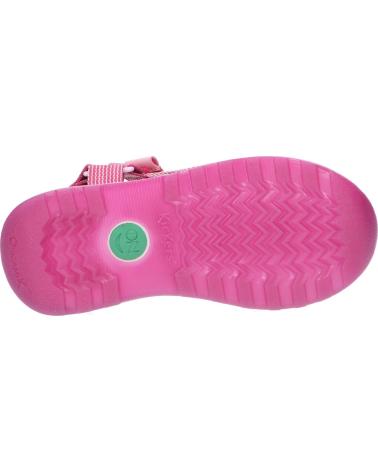 Sandali per Bambina e Bambino KICKERS 894731-30 KICKCA STRA 21 FUCHSIA