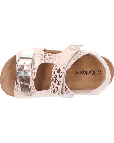 Sandalias de Niña y Niño KICKERS 869515-30 FUXIO 16 ARGENT LEOPARD