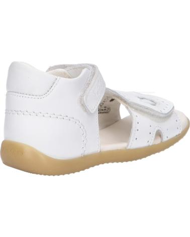 Sandali per Bambina KICKERS 927220-10 BIGKRATCH COW SUNFLOWE 3 BLANC
