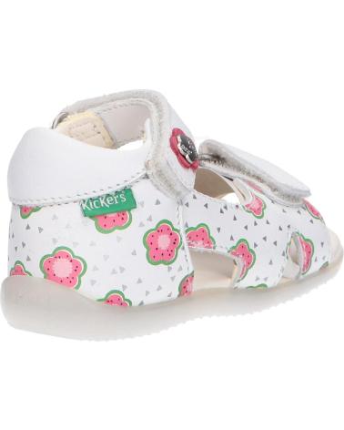 Sandali per Bambina KICKERS 860593-10 BINSIA-2 32 BLANC CASSE