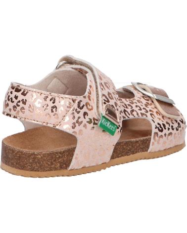 Sandalias de Niña y Niño KICKERS 869515-30 FUXIO 16 ARGENT LEOPARD