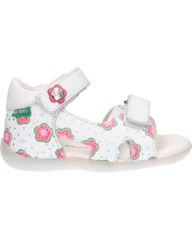 Sandali per Bambina KICKERS 860593-10 BINSIA-2 32 BLANC CASSE