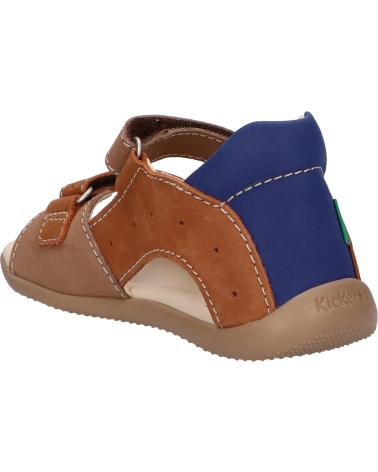 Sandali per Bambino KICKERS 785405-10 BOPING-2 GOLF NUBUCK 112 BEIGE CAMEL BLE