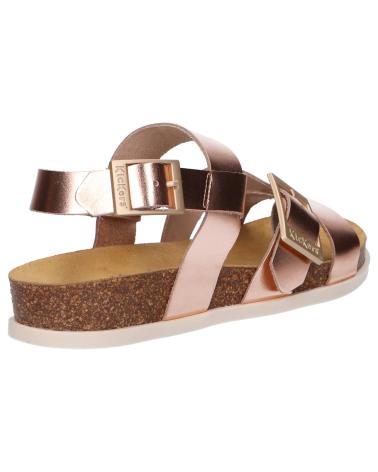 Woman and girl Sandals KICKERS 931631-50 KICK ALANA 133 ROSE OR