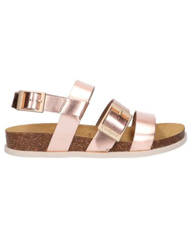 Woman and girl Sandals KICKERS 931631-50 KICK ALANA 133 ROSE OR
