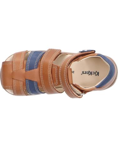 Sandalias de Niño KICKERS 927262-10 BIPOD CUIR COW A 116 CAMEL BLEU