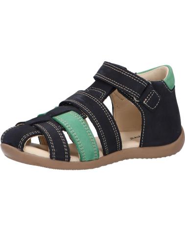 Sandali per Bambino KICKERS 927261-10 BIPOD CUIR GOLF NUBUCK 101 MARINE VERT