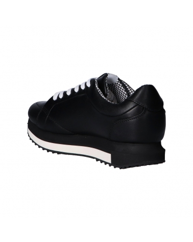 TÊNIS PEPE JEANS ZION PLS30907 PRETOS COM CADARÇOS BRANCOS 999 BLACK