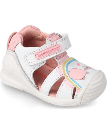 Zapatos de Niña BIOMECANICS SANDALIA PIEL PARA PRIMEROS PASOS BLANCO SAUVAGE