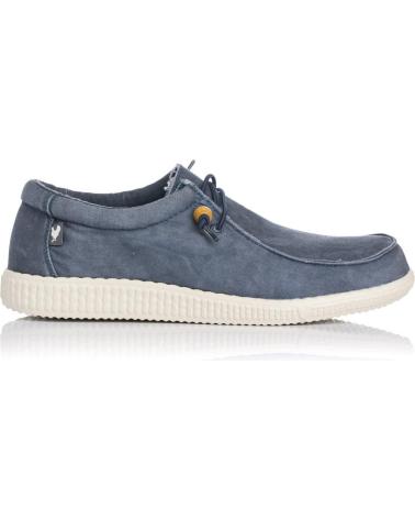 Nauticos de Hombre y Niño WALK IN PITAS ZAPATILLAS LONA WALLABI WASHED MARINO AZUL