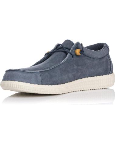 Nauticos de Hombre y Niño WALK IN PITAS ZAPATILLAS LONA WALLABI WASHED MARINO AZUL