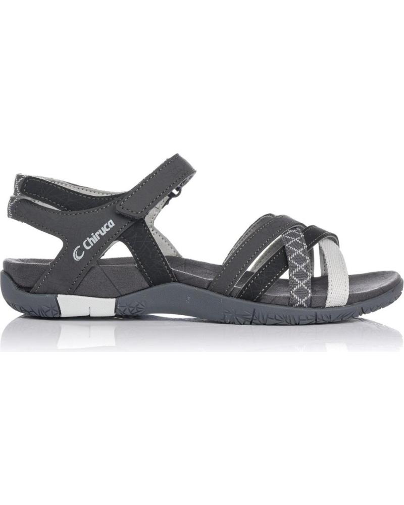 Sandali per Donna e Bambina CHIRUCA SANDALIAS PLANAS MALIBU NEGRO