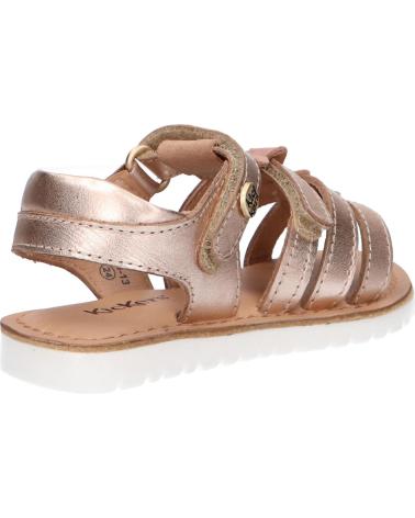 Sandalen für Damen und Mädchen KICKERS 927352-30 BRAHMIA COW METAL 13 ROSE RAINBOW