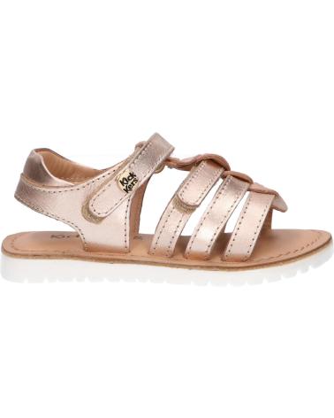 Sandalen für Damen und Mädchen KICKERS 927352-30 BRAHMIA COW METAL 13 ROSE RAINBOW