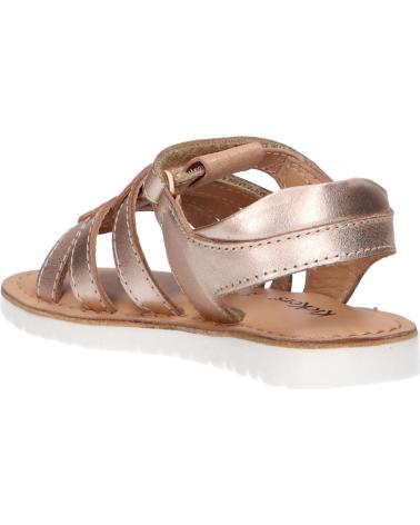 Sandalen für Damen und Mädchen KICKERS 927352-30 BRAHMIA COW METAL 13 ROSE RAINBOW