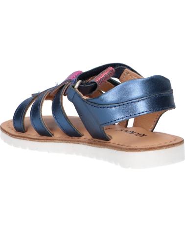 Woman and girl Sandals KICKERS 927352-30 BRAHMIA COW METAL 103 MARINE METAL RA