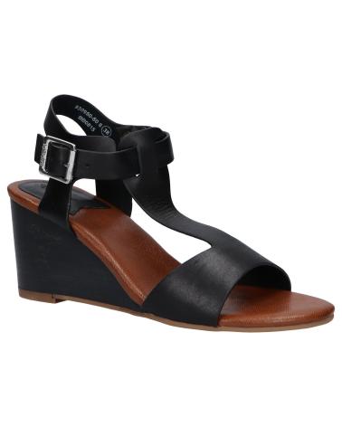 Woman Sandals KICKERS 930950-50 KICK VOLAGE BURNISH 8 NOIR