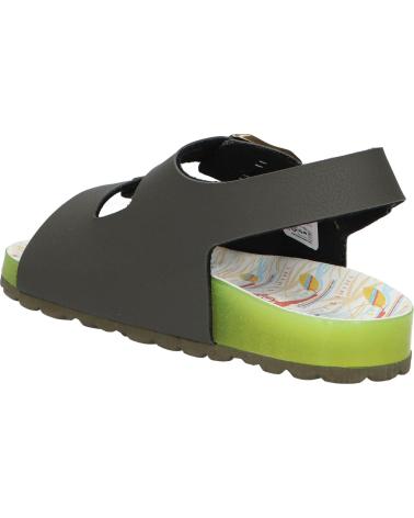 Sandali per Bambina e Bambino KICKERS 929562-30 SUNYVA 202 KAKI JAUNE SURF