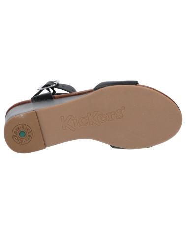 Woman Sandals KICKERS 930950-50 KICK VOLAGE BURNISH 8 NOIR