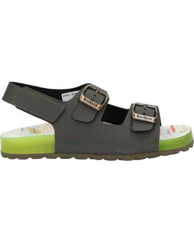 Sandali per Bambina e Bambino KICKERS 929562-30 SUNYVA 202 KAKI JAUNE SURF