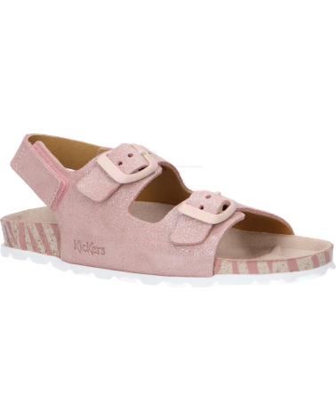 Woman and girl Sandals KICKERS 929560-30 SUNYVA 133 CUIVRE ZEBRE