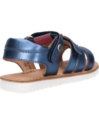 Woman and girl Sandals KICKERS 927352-30 BRAHMIA COW METAL 103 MARINE METAL RA