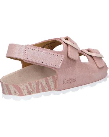 Woman and girl Sandals KICKERS 929560-30 SUNYVA 133 CUIVRE ZEBRE