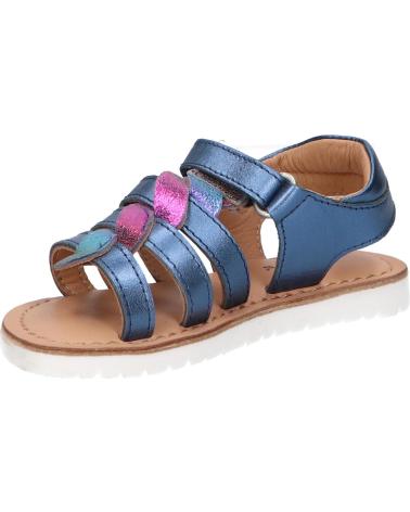 Woman and girl Sandals KICKERS 927352-30 BRAHMIA COW METAL 103 MARINE METAL RA