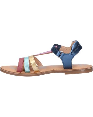 Sandalen für Damen und Mädchen KICKERS 895218-30 DIAMANTO CUIR 103 MARINE METAL MU