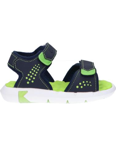 Sandalen für Mädchen KICKERS 858670-30 JUMANGAP NUBUCK PU 51 BLEU VERT