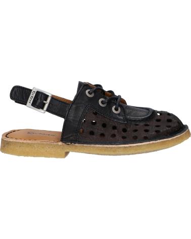 Woman and girl Sandals KICKERS 930800-50 KICK LELLA NATURAL LEATHER 8 NOIR