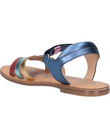 Sandalen für Damen und Mädchen KICKERS 895218-30 DIAMANTO CUIR 103 MARINE METAL MU