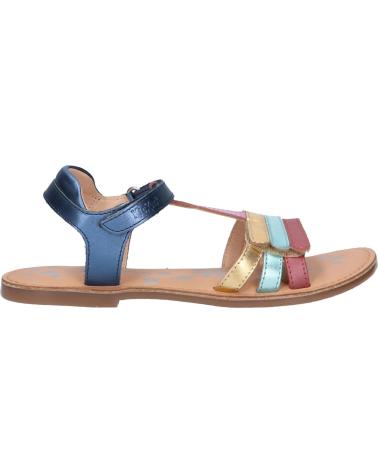 Sandalen für Damen und Mädchen KICKERS 895218-30 DIAMANTO CUIR 103 MARINE METAL MU