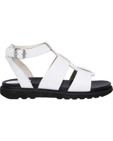 Woman and girl Sandals KICKERS 894960-50 NEOROCK CUIR VAQUETTA 3 BLANC