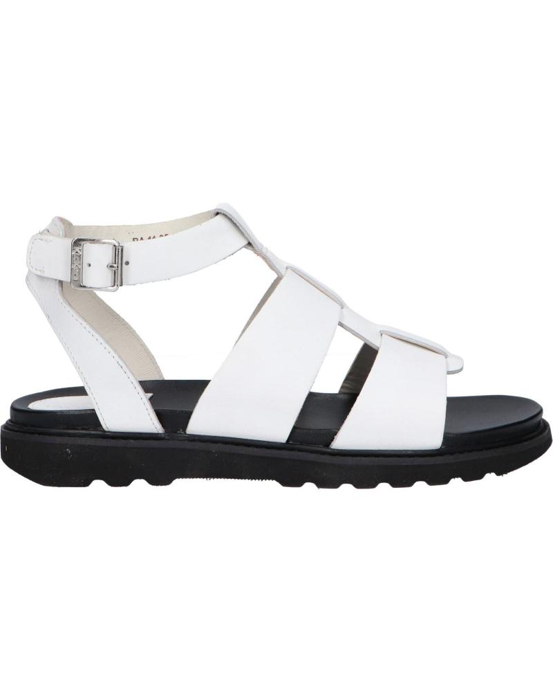 Woman and girl Sandals KICKERS 894960-50 NEOROCK CUIR VAQUETTA 3 BLANC