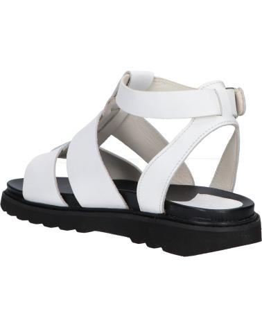 Woman and girl Sandals KICKERS 894960-50 NEOROCK CUIR VAQUETTA 3 BLANC