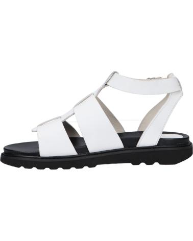 Woman and girl Sandals KICKERS 894960-50 NEOROCK CUIR VAQUETTA 3 BLANC