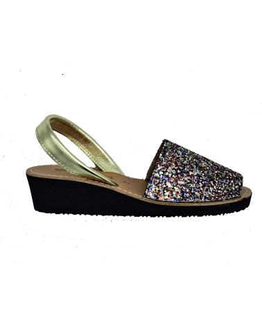 Sandali per Donna CALZADOMANIA MENORQUINA CUNA GLITTER ORO